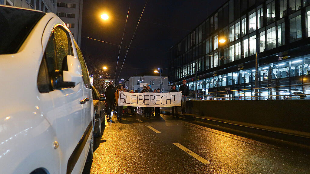 "Demo gegen Rechts" in Salzburg