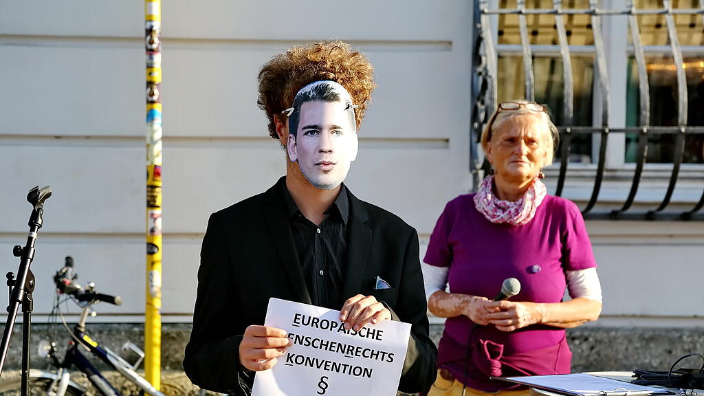 Demo in Salzburg für Afghanistan
