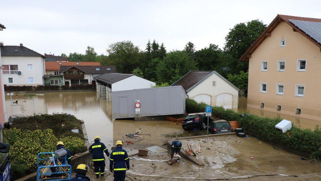Hochwasser in Simbach am Inn