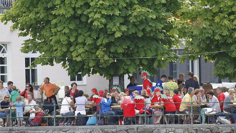 Drachenboot-Action am Mattsee