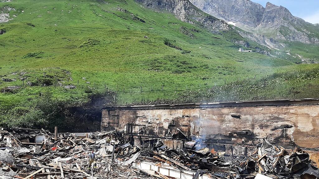 Brand Almhütte Kaprun III