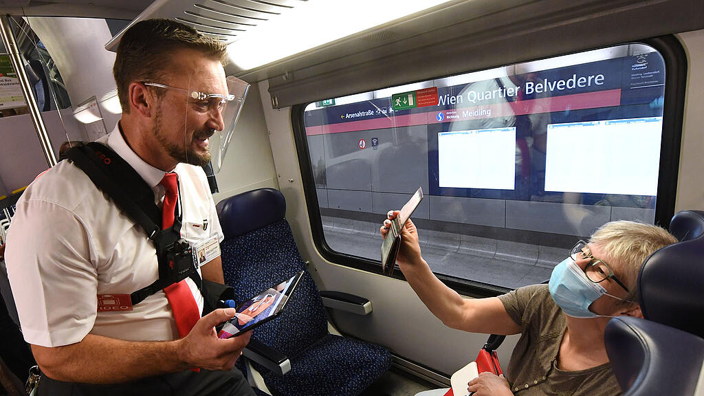 Maskenpflicht, ÖBB, Kontrollen