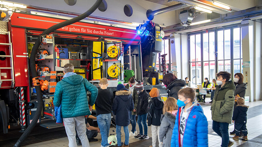 Kinder-Impfaktion bei Salzburger Berufsfeuerwehr