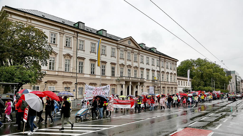 ÖGB-Anti-Teuerungs-Demo Salzburg