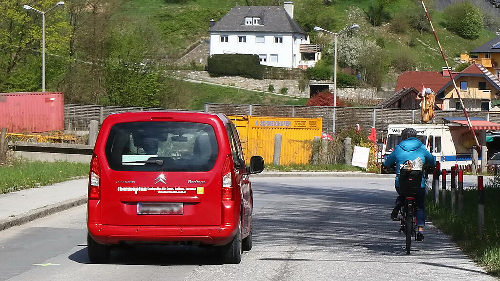 Abstandmessungen, Radfahrer
