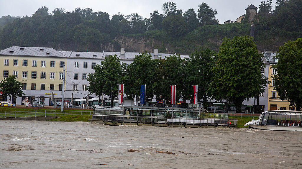 Hochwasser, Salzburg, Salzach