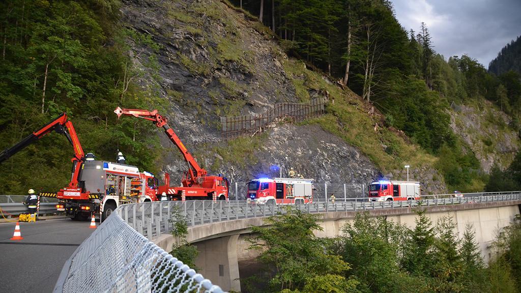 Feuerwehrübung mit Verkehrsunfall