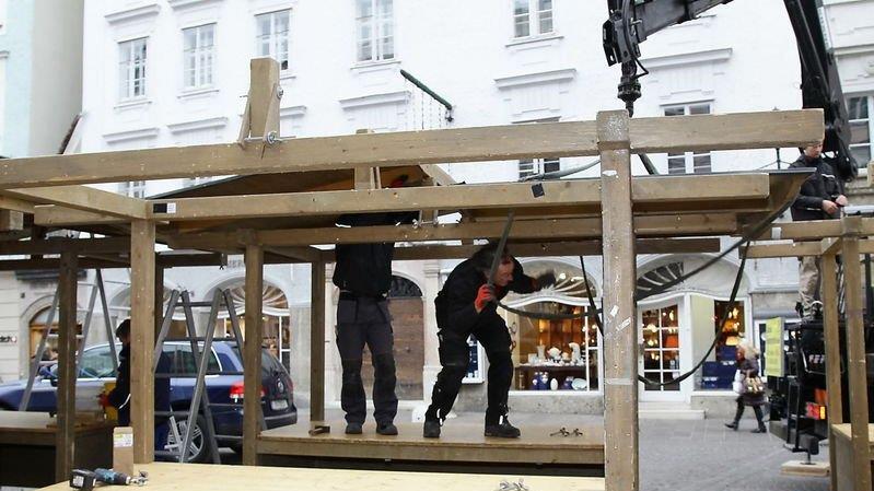 Christkindlmarkt: Die Vorbereitungen