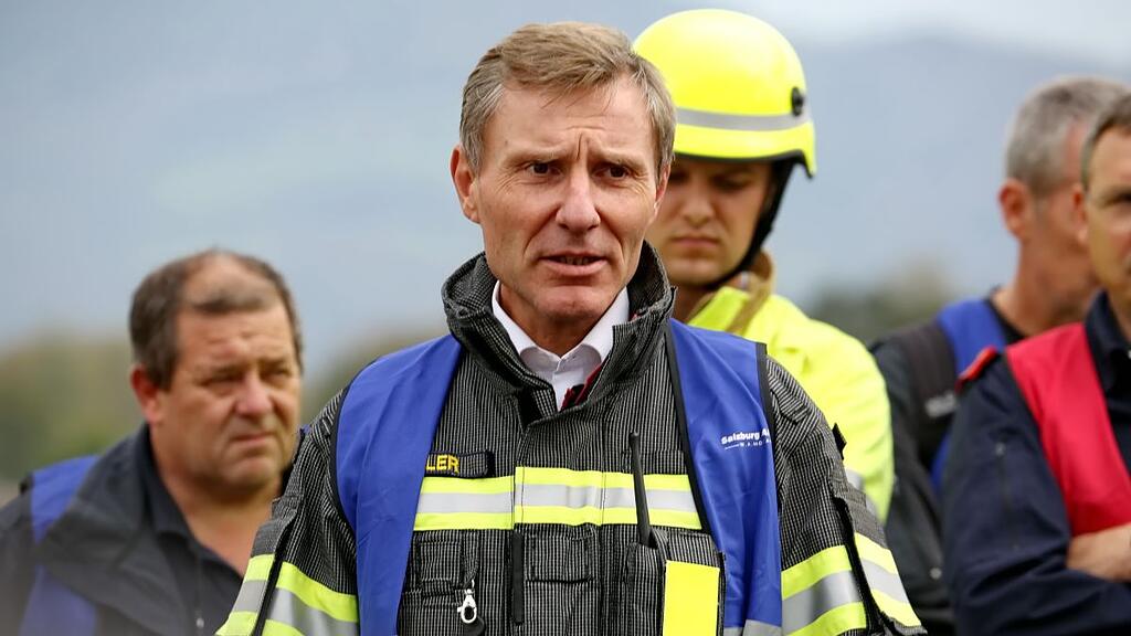 Große Übung am Salzburger Flughafen