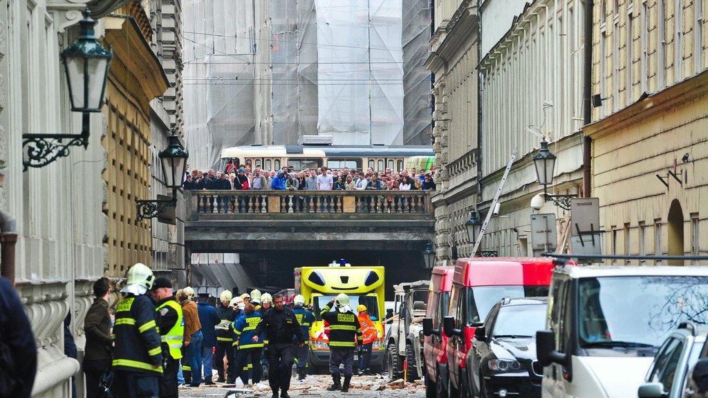 Schwere Explosion in Prag