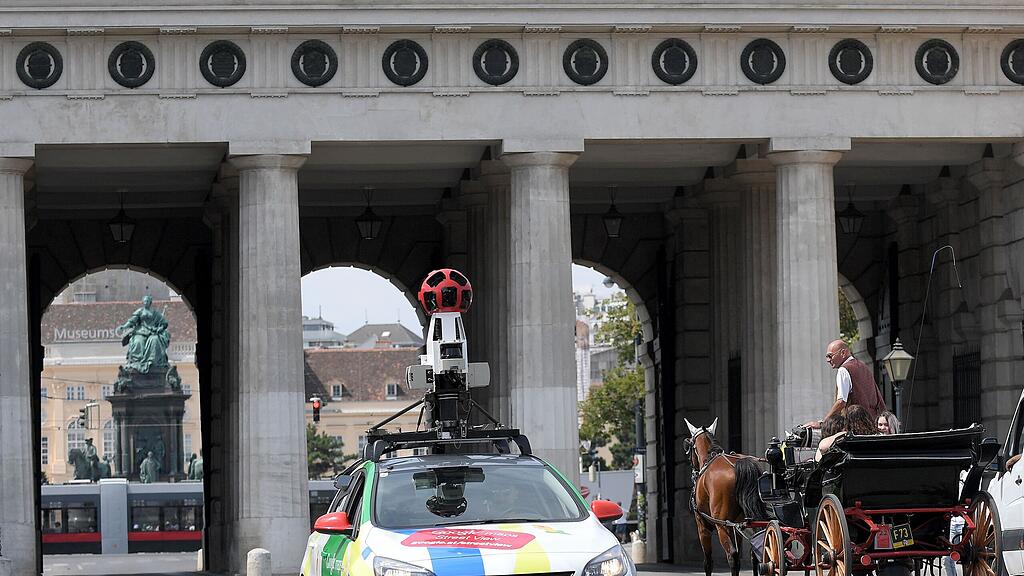 Ein Google-Street-View-Auto im Rahmen eines Pressetermines am Mittwoch, 19. Juli 2017, in Wien.