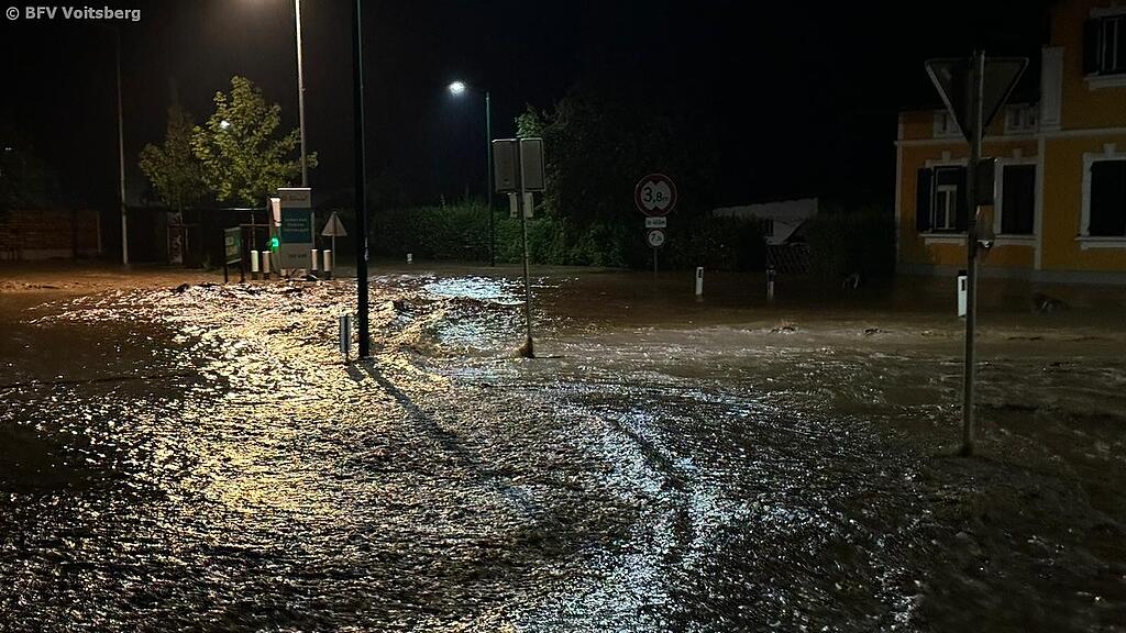Unwetter in Voitsberg
