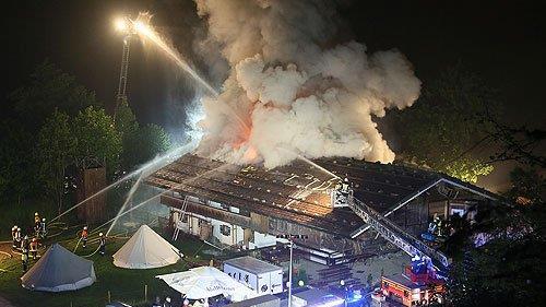 Großbrand in Schneizlreuth: Bilder vom Einsatz