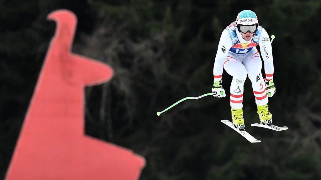 Abfahrtstraining in Kitzbühel