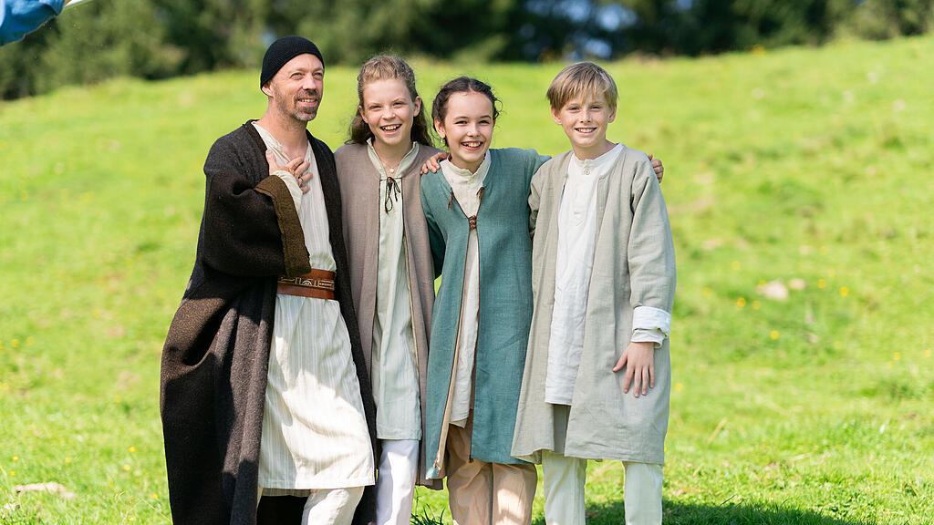 Hirtenkinder Loferer Alm