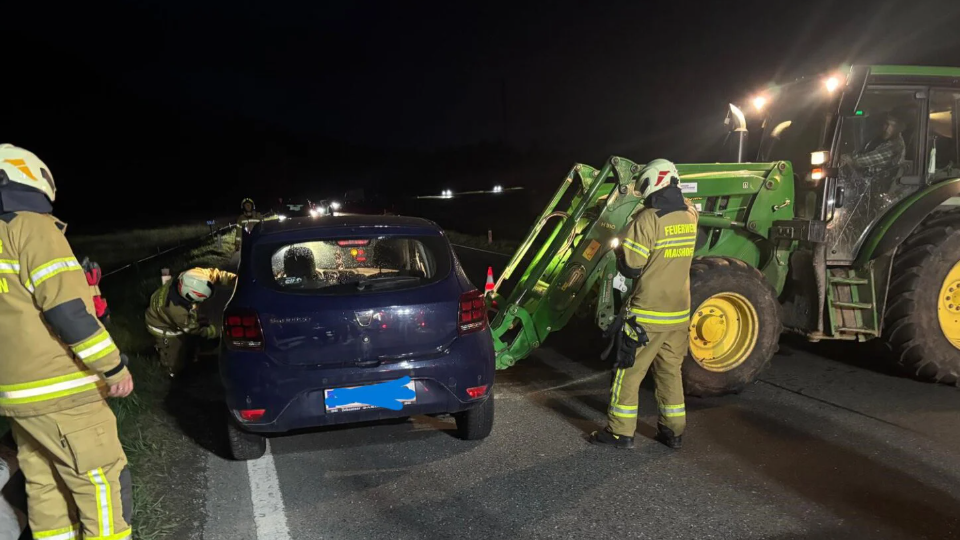 Pkw-Crash auf B311 in Maishofen