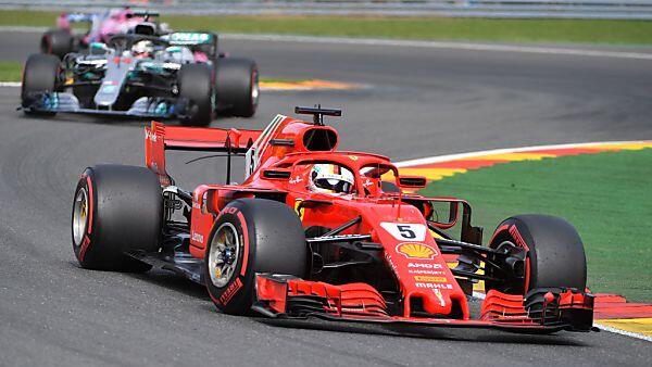 Sebastian Vettel gewann Grand Prix in Spa vor Lewis Hamilton