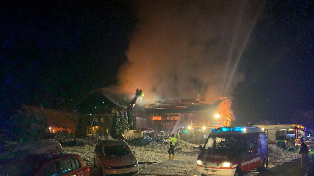 Großbrand in Seekirchen
