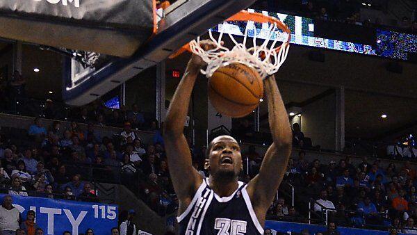 Kevin Durant mit einem schönen Dunk