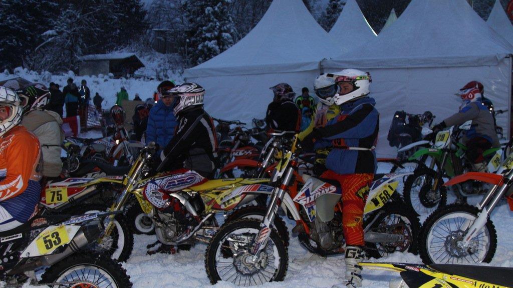Snow Speedhill Race in Ried