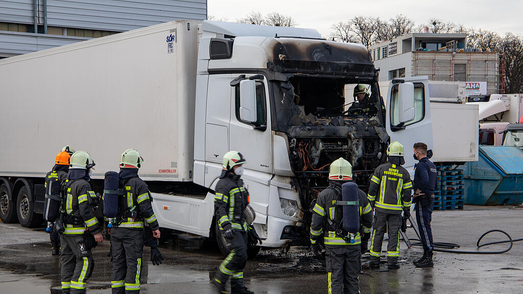 Lkw-Brand Spedition Salzburg