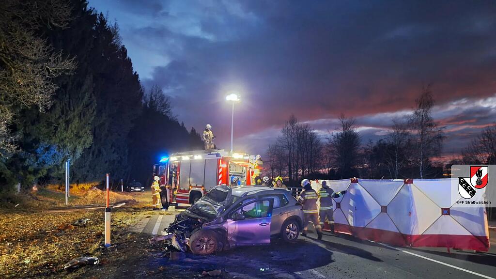 Crash zwischen Straßwalchen und Landesgrenze