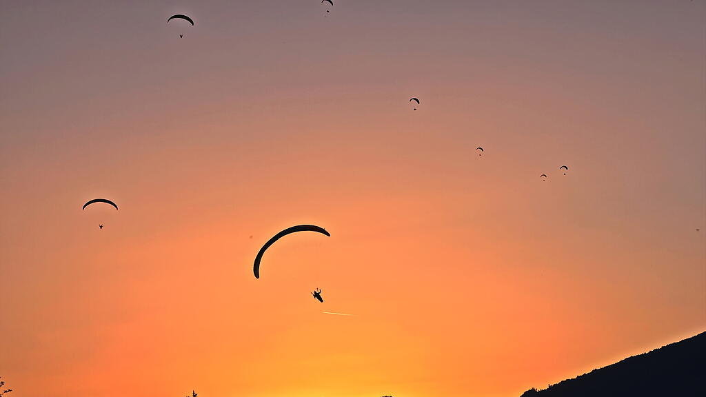 Festungsflug der Paragleiter