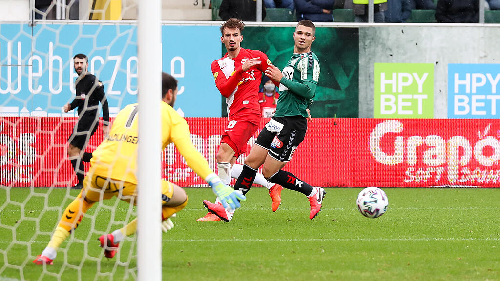 Bundesliga: Ried gegen Salzburg, Bullen, Marsch, Red Bull,