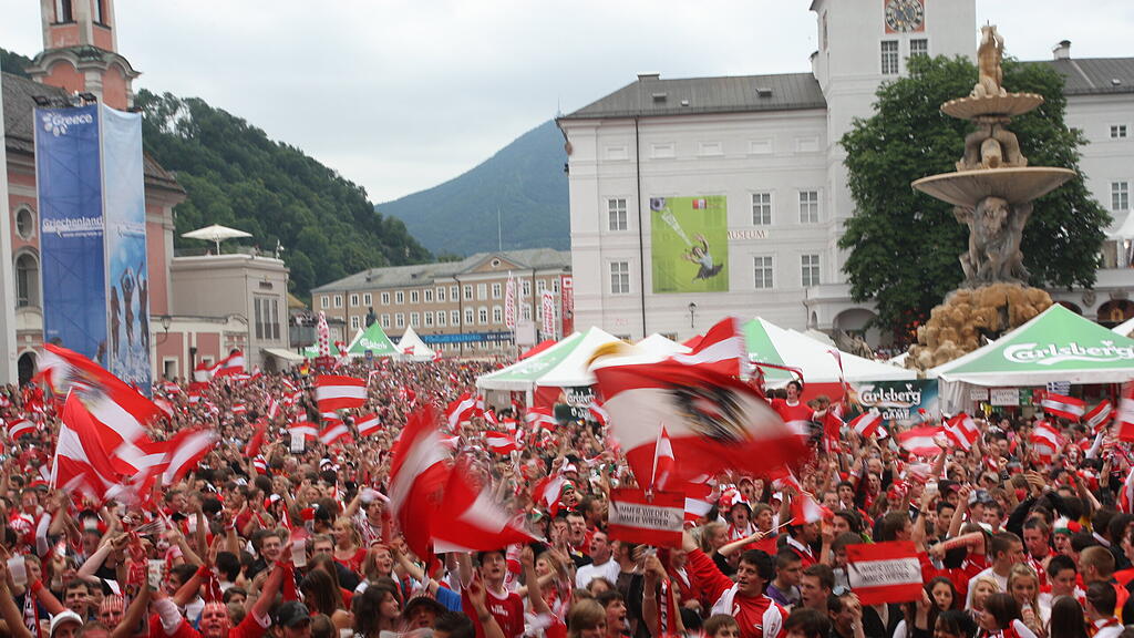Fanzone bei Fußball-EM 2008 in Salzburg
