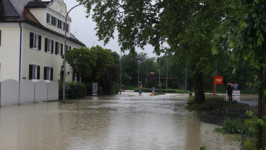 Hochwasser in Freilassing, II