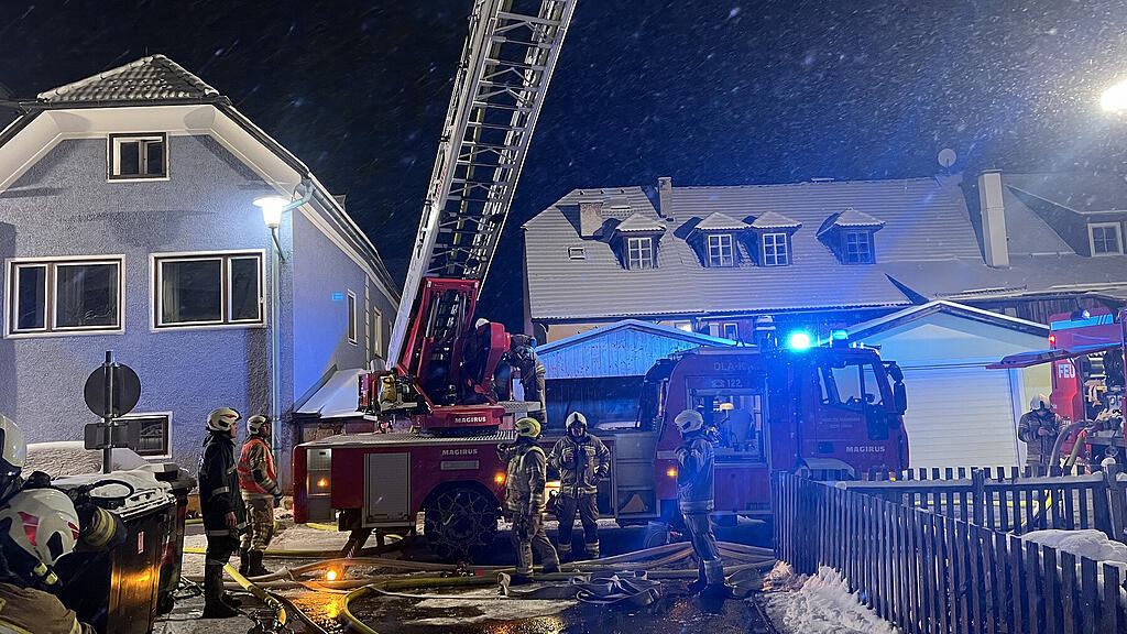 Großbrand im Ortszentrum von Tamsweg