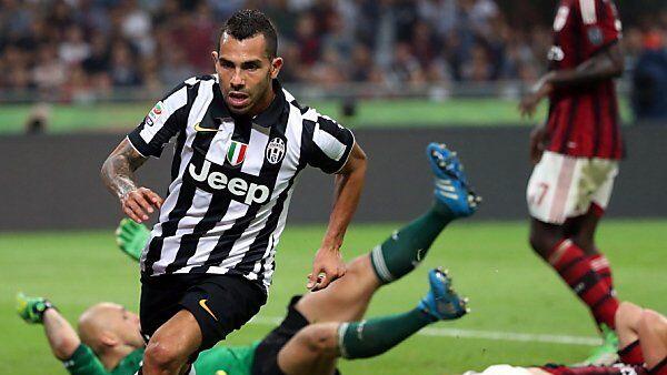 Tevez erzielte den die Turiner erlösenden Treffer