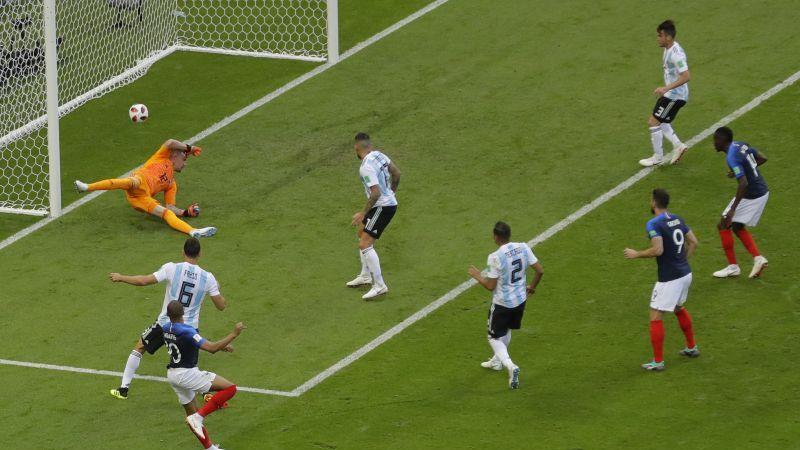 Fußball-WM: Frankreich - Argentinien 4:3
