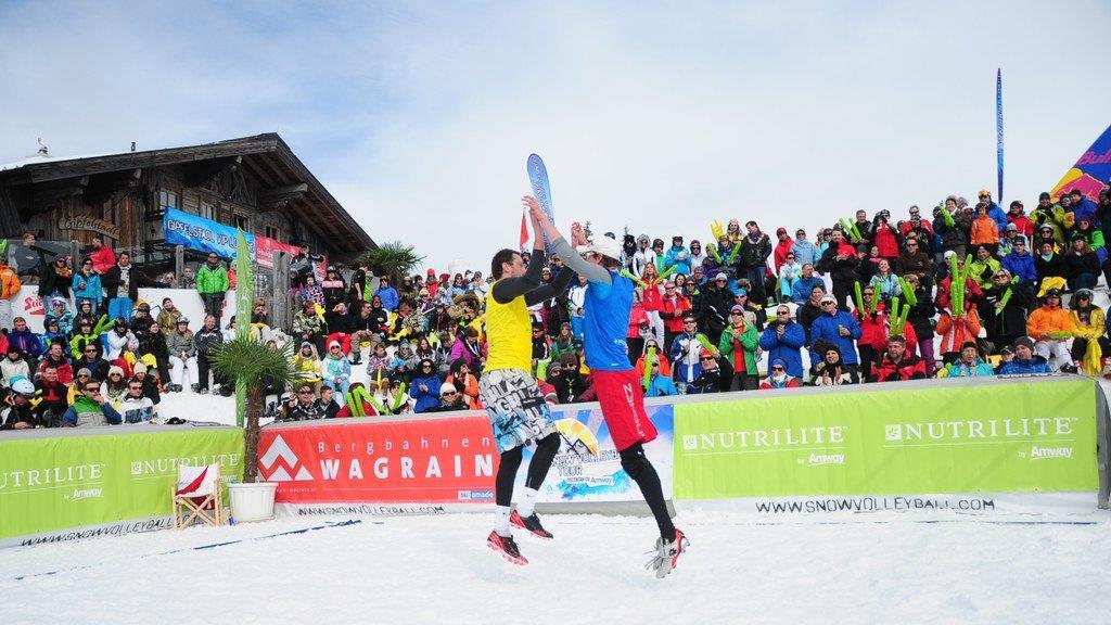 Snow-Volleyball in Wagrain, II