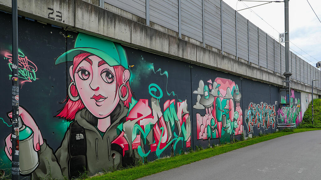 Graffiti in der Stadt Salzburg