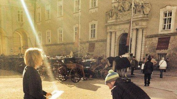 Vorbereitungen für Aufbau laufen