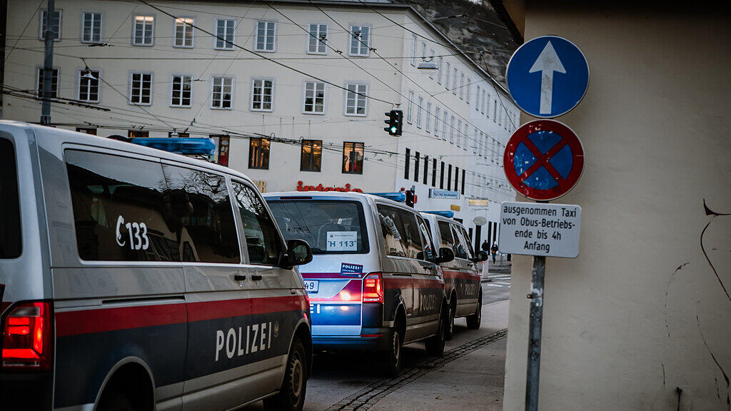Fanmarsch in Salzburg