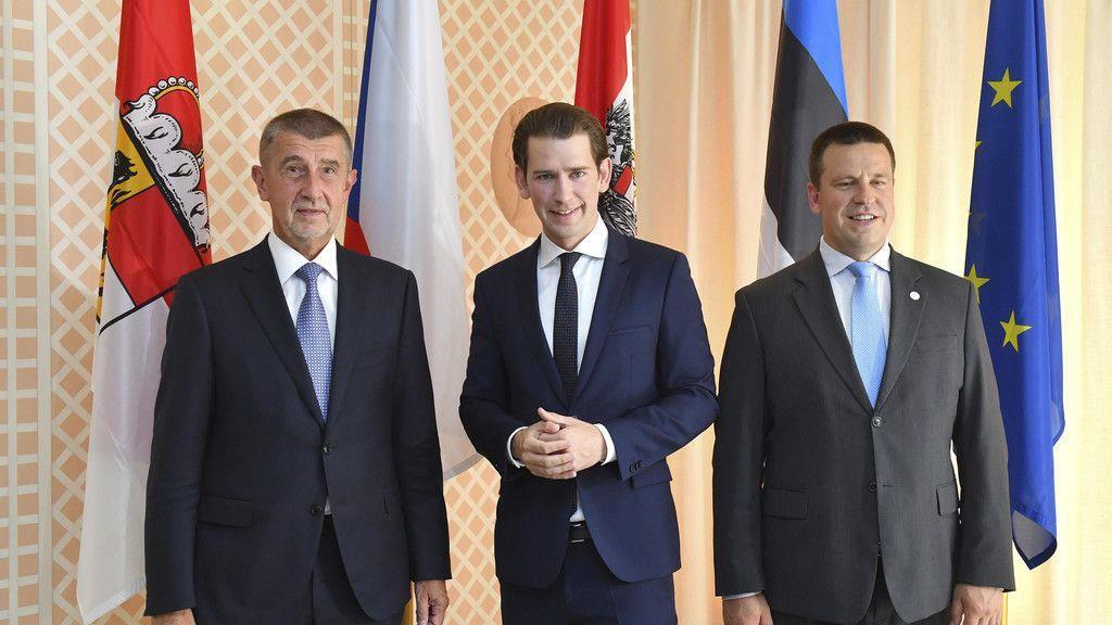 Kurz trifft Ratas und Babis in Salzburg