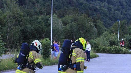 Übung Feuerwehr Grödig