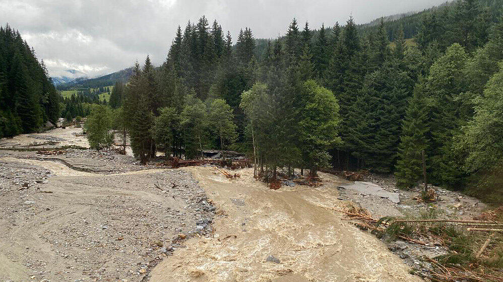 Überschwemmung_Rauriser Tal