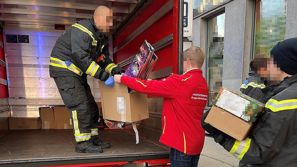 450 Kilogramm Feuerwerk in Wien entdeckt