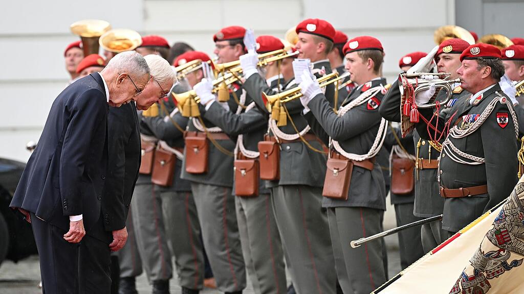 Historischer Staatsbesuch: Van der Bellen empfängt deutschen Amtskollegen Steinmeier