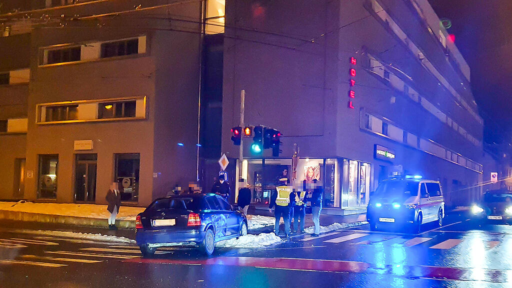 Unfall in Stadt Salzburg mit Leichtverletztem