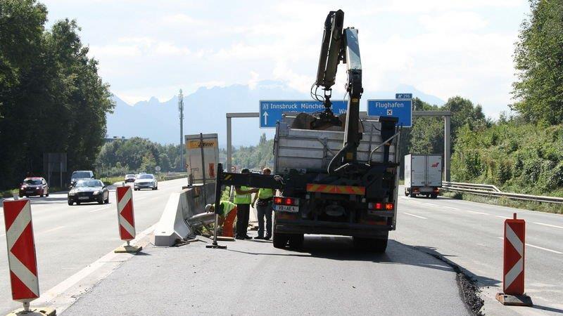 Bilder der Vorbereitungen auf der A1