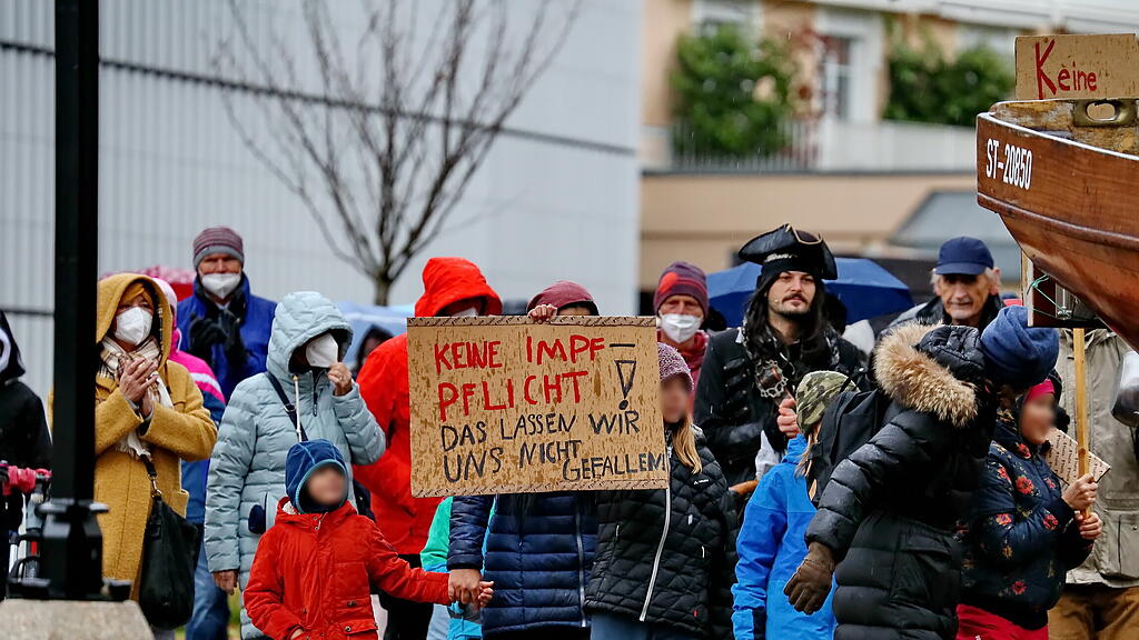 Corona-Demo Stadt Salzburg