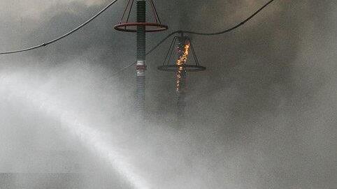 Explosionsgefahr in Umspannwerk
