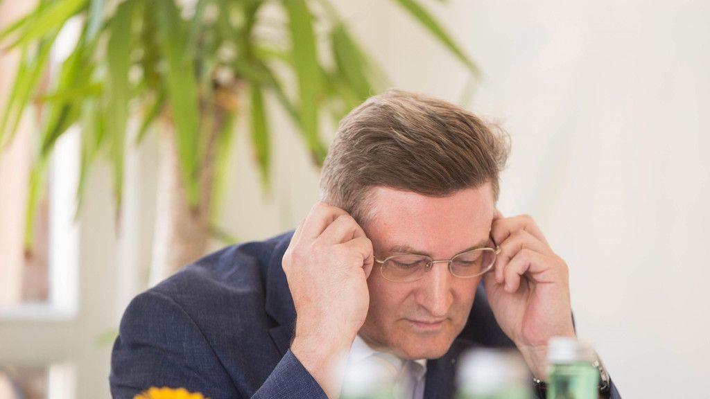 Pressekonferenz mit Karl Schnell