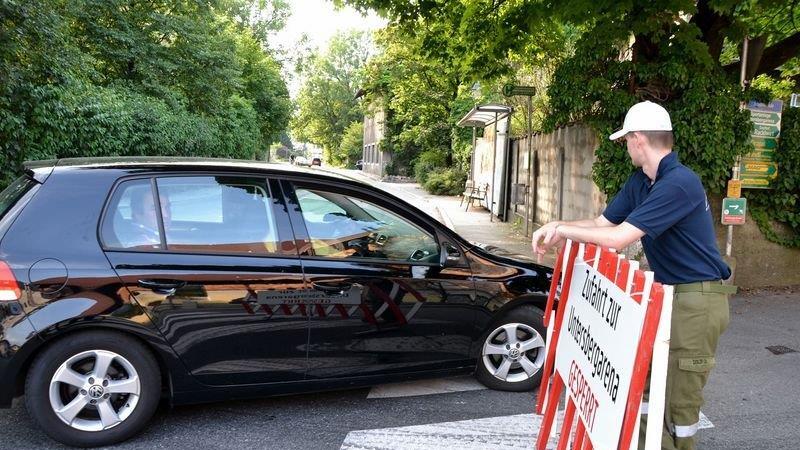 Keine Probleme bei Zufahrt