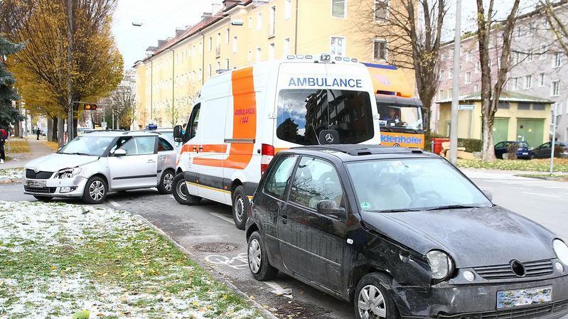 Autocrash in Lehen
