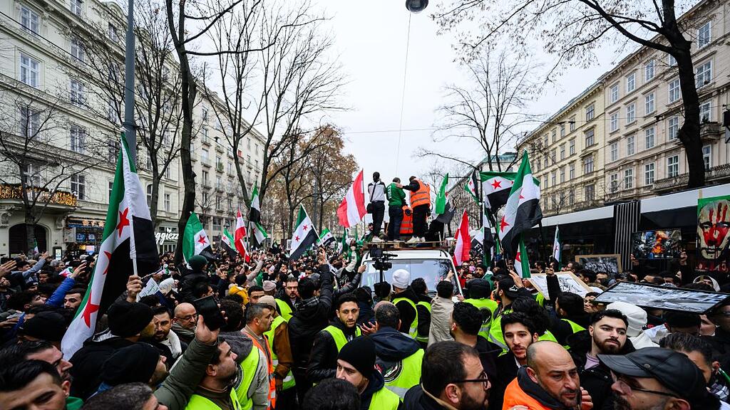 Machtwechsel in Syrien: Lautstarke Feier in Wien
